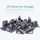 Lantee 20 Pcs 8mm Front Bumper and Radiator Support Push-Type Retainer Clips for Nissan 11296-AG000 - Lantee Online Store