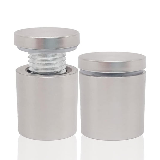 Lantee 50 Pcs 5/8 x 3/4 Inch Stainless Steel Standoff Mounts Hardware Screws for Acrylic Signs, 16x20mm