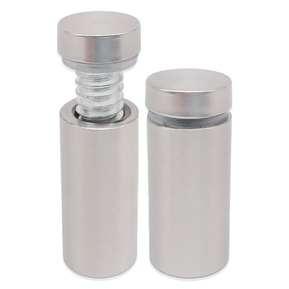 3/4" x 2-3/4" Sign Standoff Screws - Lantee 20Pcs 19 x 70mm Stainless Steel Standoff Wall Mounts for Glass/Panel/Store Sign
