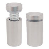 1/2 x 1-5/8 Inch Standoff Screws for Acrylic - Lantee Stainless Steel Glass Sign Standoff Mounts Hardware Bolts (12 x 40mm, 20 Pcs)