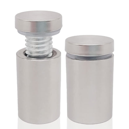 1 x 2-1/4 Inch Standoff Mounting Hardware - Lantee 20Pcs 25 x 60mm Stainless Steel Standoff Wall Mounts for Acrylic/Glass/Panel/Store Sign