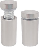 Lantee 8 Pcs Stainless Steel Standoff Screws, 12 x 50mm (1/2 x 2 in) Wall Spacers for Acrylic and Glass Sign Mounting