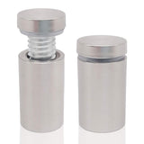 1/2 x 1 Inch Standoff Screws - Lantee 50 Pcs Stainless Steel Glass Sign Standoff Mounts Hardware Bolts 12 x 25mm
