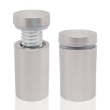 Lantee 50 Pack Stainless Steel Sign Standoffs, 1/2" x 3/4" (12 x 20mm) Wall Mount Hardware for Acrylic & Glass Signs, Floating Display Mounts for Office, Business & Commercial Signage
