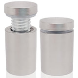 3/4 x 1-5/8 Inch Standoff Mounts - Lantee 12 Pcs Stainless Steel Glass Sign Standoff Mounting Hardware Screws 19 x 40mm