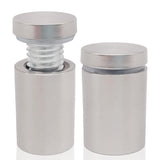 Lantee 50 Pcs 3/4 x 1-1/8 Inch Standoff Mounts - Stainless Steel Glass Sign Standoff Mounting Hardware Screws, 19 x 30mm