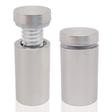 1/2" x 1-1/8" Standoff Screws - Lantee 8 Pcs 12 x 30mm Stainless Steel Wall Standoff Mounts Screws Nails Bolts for Glass Sign Pictures and Panel