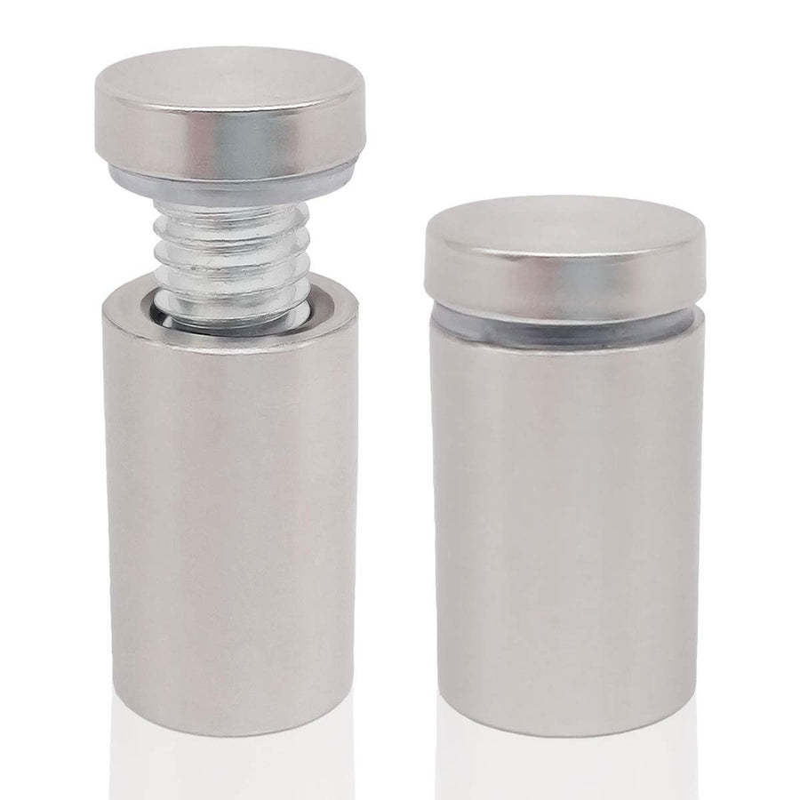 Lantee 20-Piece Stainless Steel Sign Standoffs — 12 × 25mm (1/2 × 1 in)