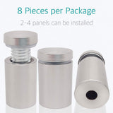3/4 x 1-1/8 Inch Standoff Screws - Lantee 8 Pcs 19 x 30mm Stainless Steel Glass Standoff Hardware Mounts for Acrylic Signs - Image 2