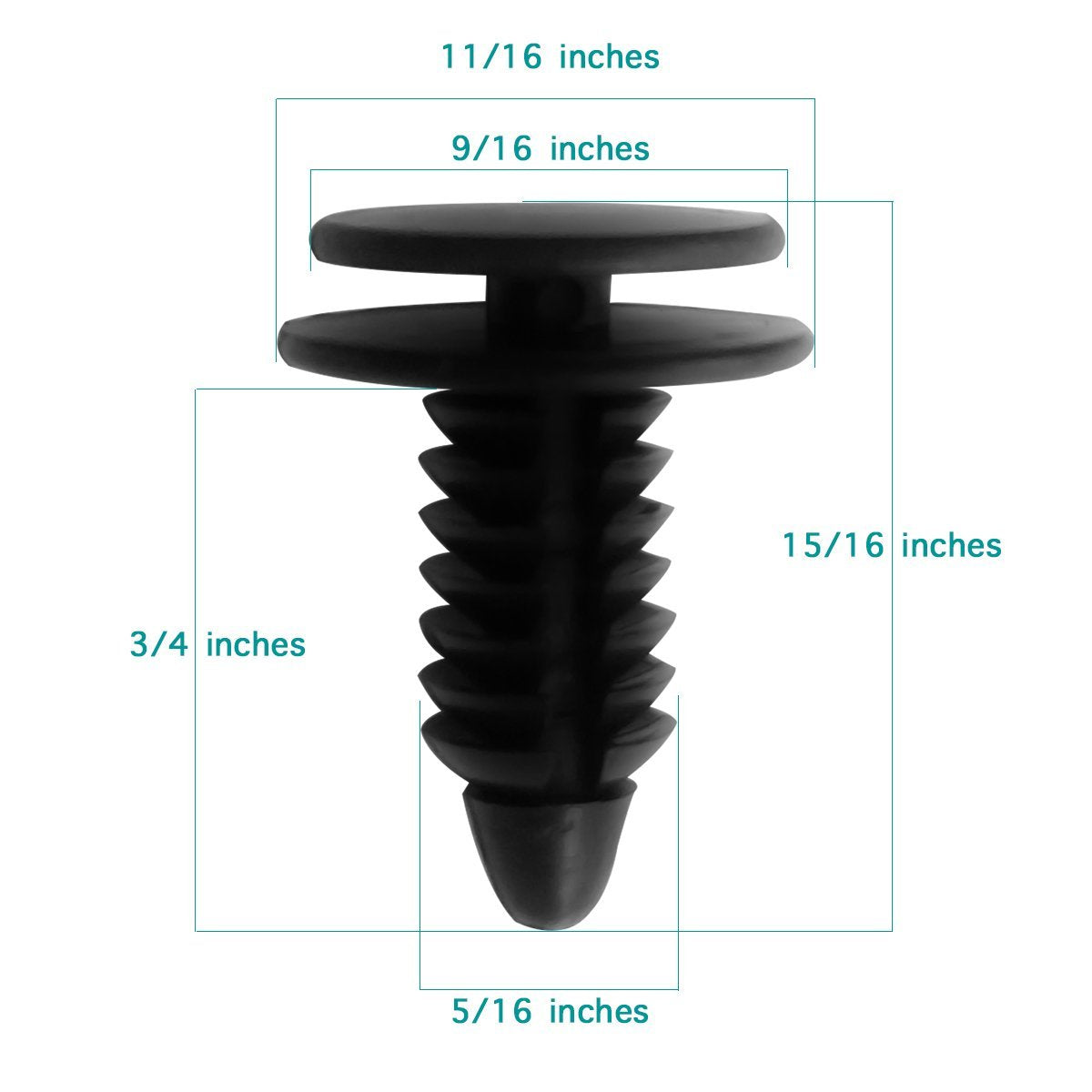 100 Pcs Interior Door Panel Push in Fastener Car Clips for Ford Dodge - Lantee Online Store
