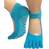 Lantee Open Foot Non Slip Toe Pilates Yoga Socks with Grips for Women, Pack of 4 - Lantee Online Store