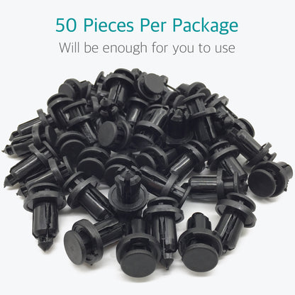 50 Bumper Push-Type Retainer Car Clips for Nissan 01553-09241 - Lantee Online Store