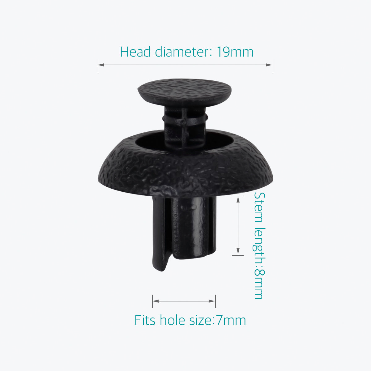 Lantee 50 Pcs 7mm Bumper, Radiator Cover & Grille Push-Type Retainer Clips for Lexus 90467-07211 - Lantee Online Store