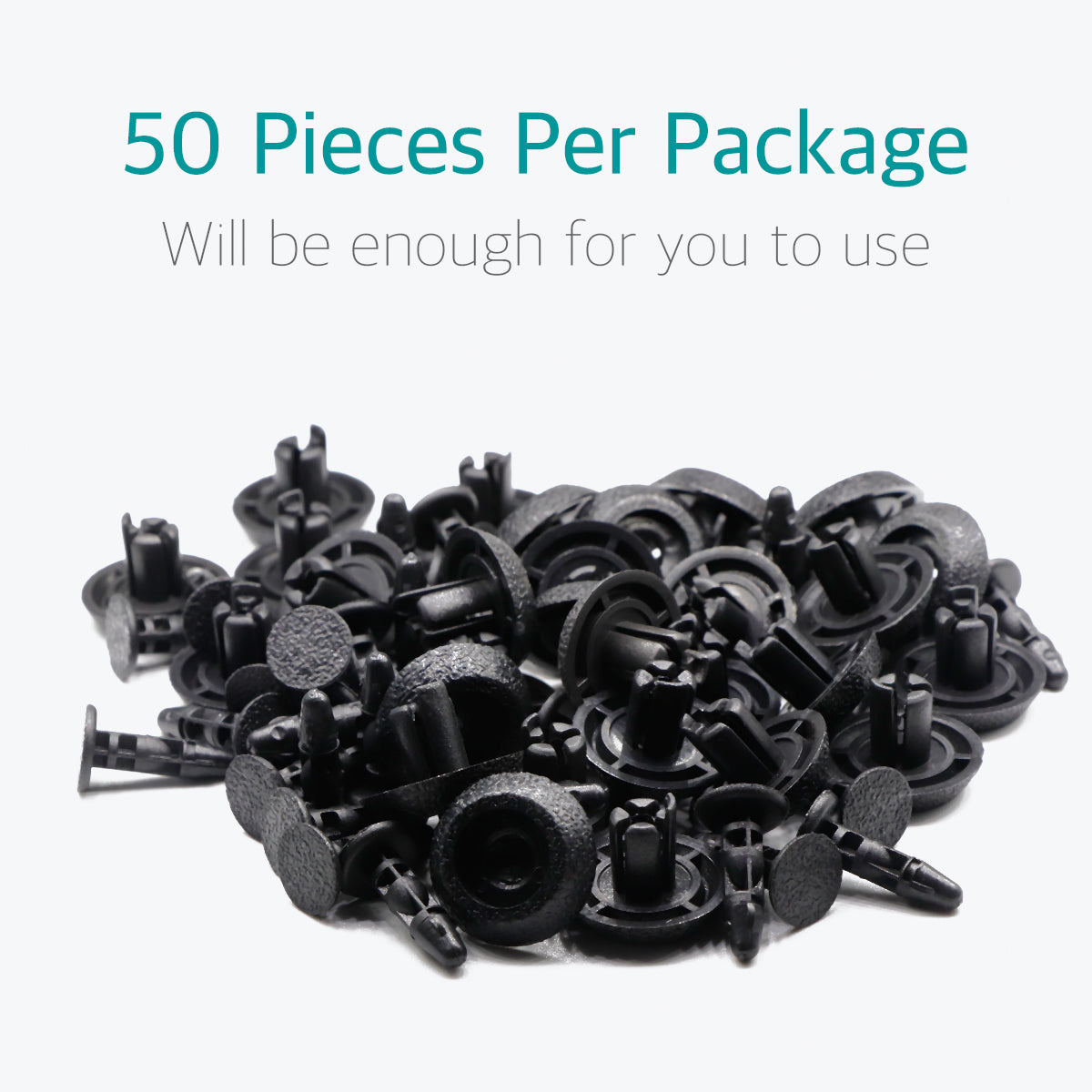 Lantee 50 Pcs 7mm Bumper, Radiator Cover & Grille Push-Type Retainer Clips for Lexus 90467-07211 - Lantee Online Store