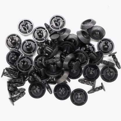 Lantee 50 Pcs 7mm Bumper, Radiator Cover & Grille Push-Type Retainer Clips for Lexus 90467-07211 - Lantee Online Store