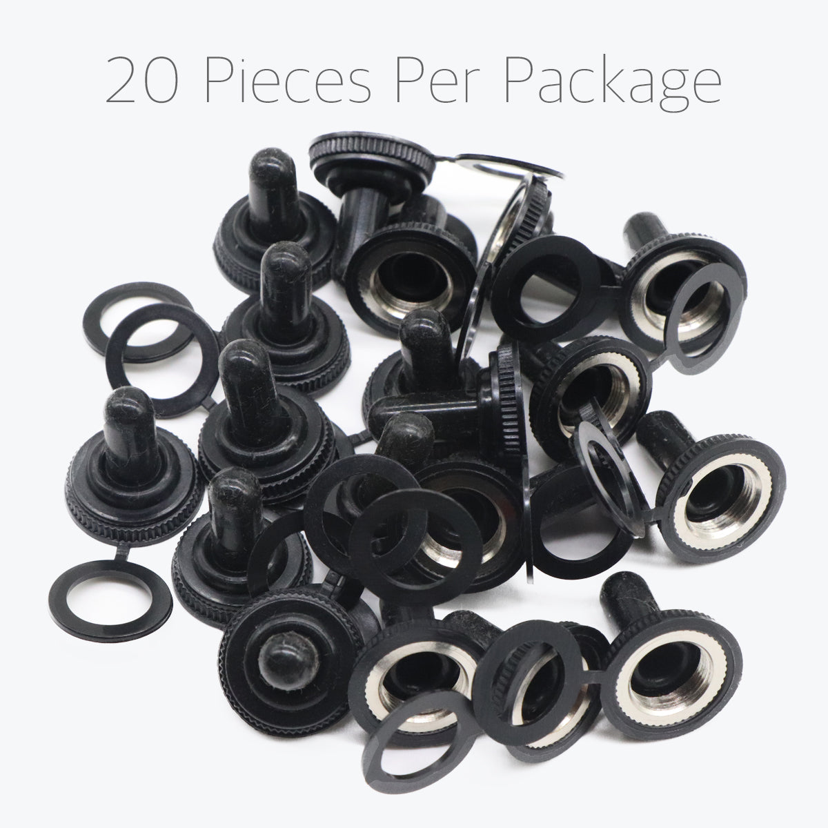 20 EDPM Rubber Electrical Toggle Switch Cover Protector Boot - Lantee Online Store