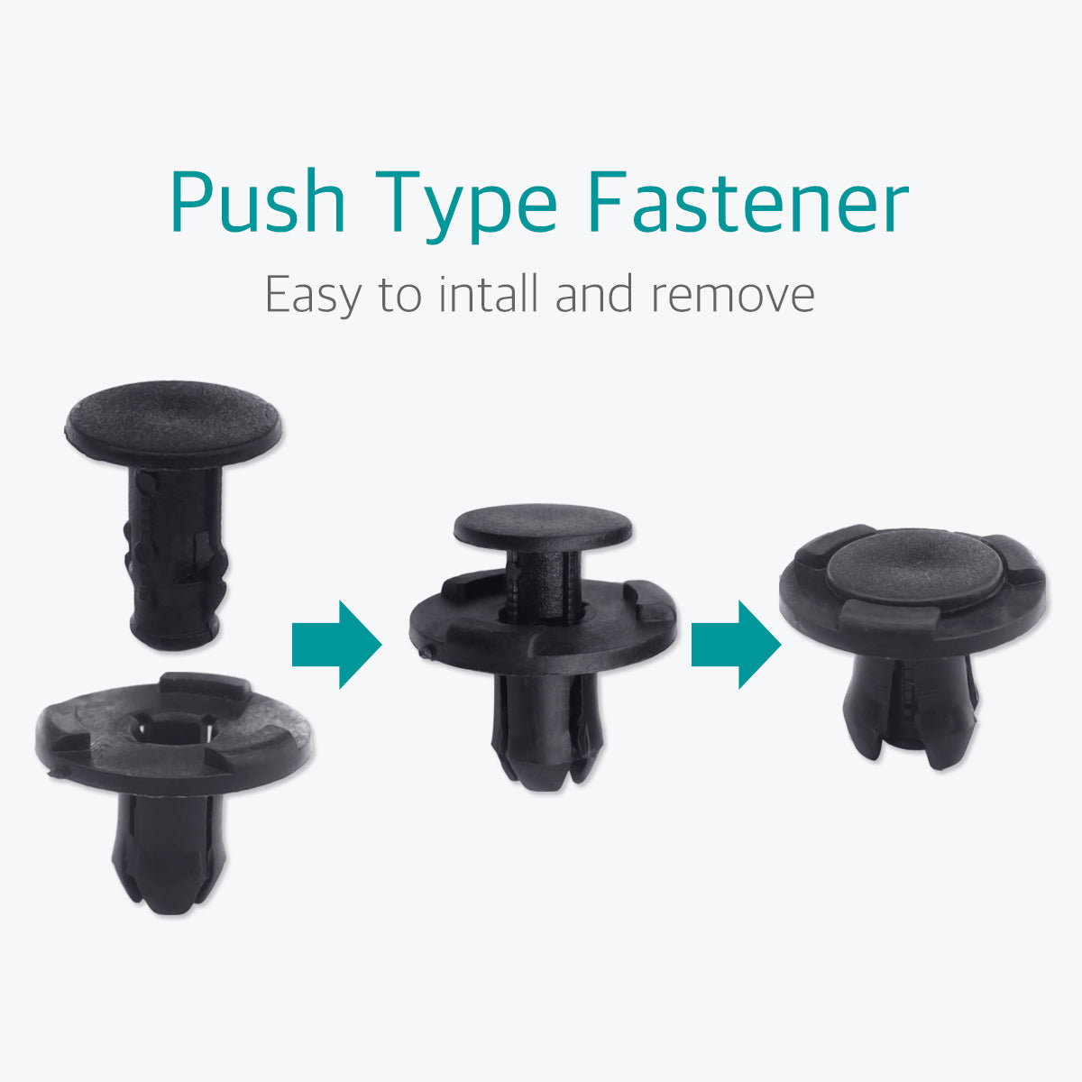 100 Pcs Bumper Fender Liner Push Clips for 01553-05323 Nissan Infiniti - Lantee Online Store