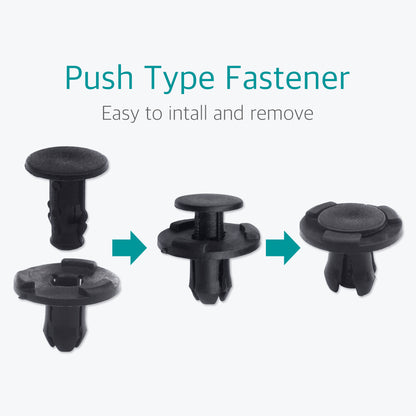 100 Pcs Bumper Fender Liner Push Clips for 01553-05323 Nissan Infiniti - Lantee Online Store