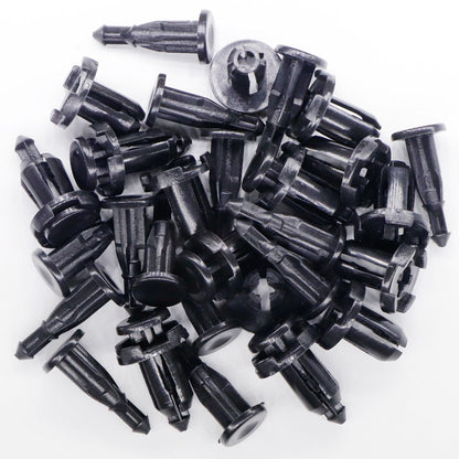 100 Pcs Universal 9mm Nylon Bumper Clips, Car Retainer Fasteners - Lantee