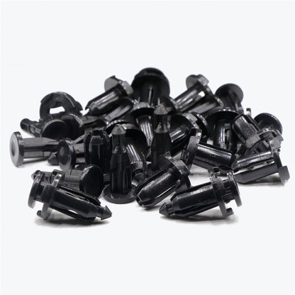 100 Pcs Universal 9mm Nylon Bumper Clips, Car Retainer Fasteners - Lantee