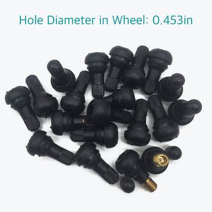 20 Pcs Car/Motorcycle TR412 Rubber Tire Valve Stem Set - Lantee Online Store