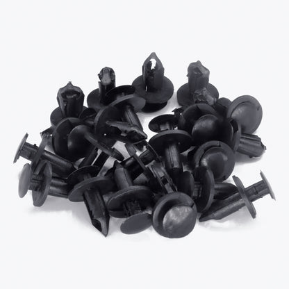 20 Pcs 8mm Universal Nylon Bumper Fastener Rivet Retainer Clips - Lantee