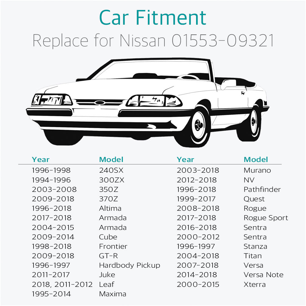 20 Pcs Universal Fender Push Retainers Clips for Nissan 01553-09321 - Lantee Online Store