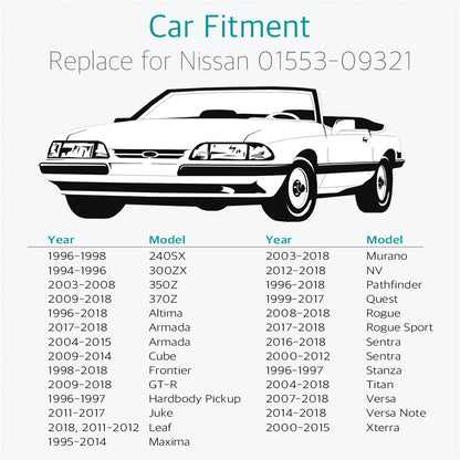 20 Pcs Universal Fender Push Retainers Clips for Nissan 01553-09321 - Lantee Online Store