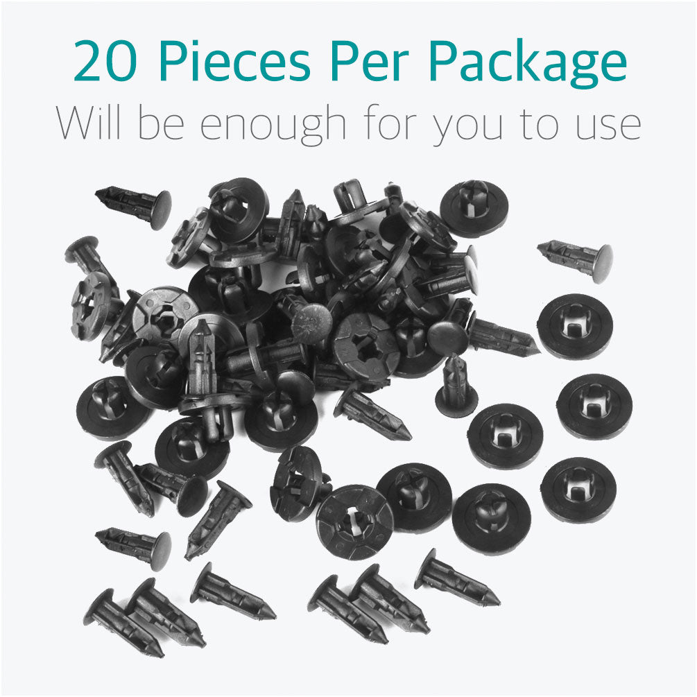 20 Pcs Universal Fender Push Retainers Clips for Nissan 01553-09321 - Lantee Online Store
