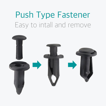 20 Pcs Black Nylon Retainer Clips for GM 21075686 Ford F3LY-14570-B - Lantee Online Store