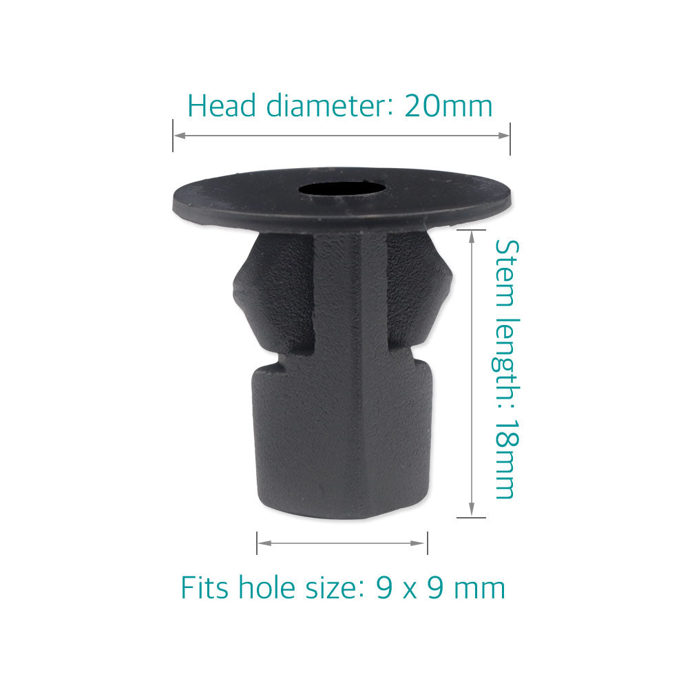 20 Pcs Hood & Fender Screw Grommet for Toyota 90189-06065 - Lantee Online Store