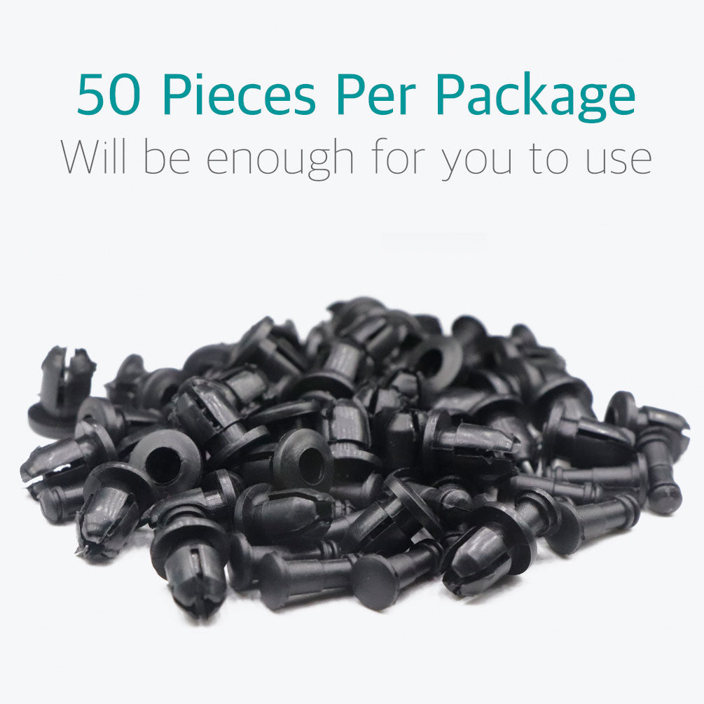 50 Pcs Front Bumper Cover Retainer Clips for Honda Acura 90657-SB0-003 - Lantee