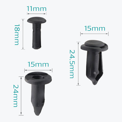 50 Rocker Panel Wheel Line Air Inlet Duct Retainer Clips for GM & Ford - Lantee Online Store
