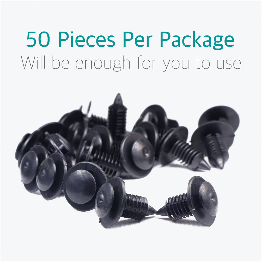 50 Pcs N805155-S Trim Panel Retainer Clips for Ford Lincoln Mercury - Lantee Online Store