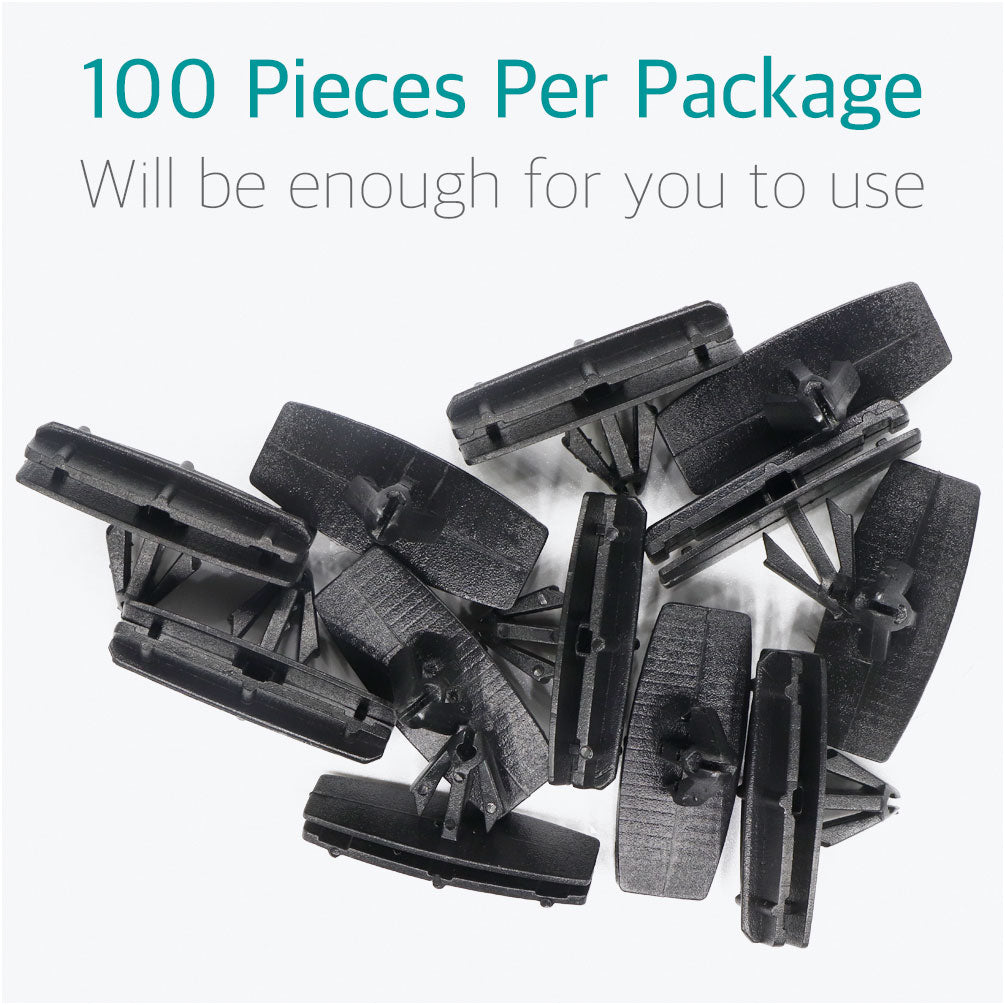 Lantee 100 Pcs Fender Flare Rocker Moulding Clips for Jeep 68039280-AA - Lantee Online Store
