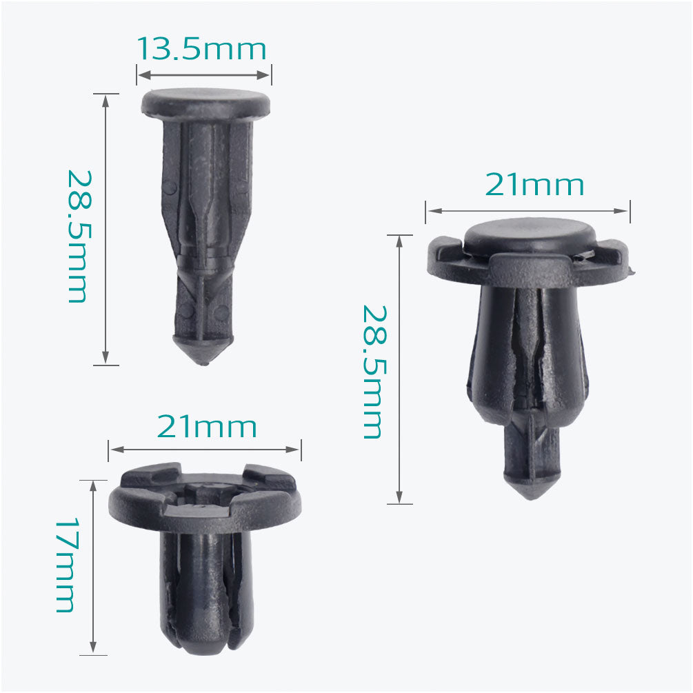 50 Pcs Bumper Engine Cover Fender Retainer Clips for Subaru 90914-0007 - Lantee Online Store