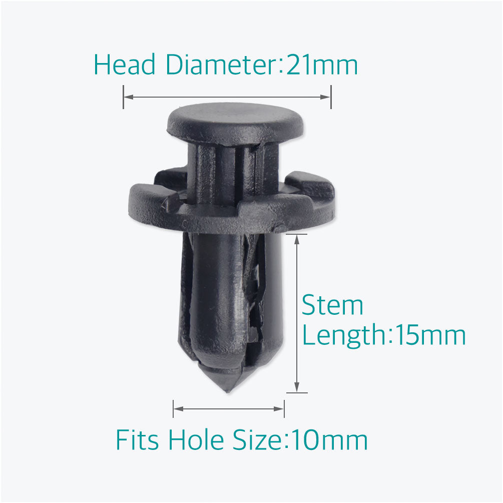 100 Pcs Bumper Engine Cover Fender Grille Clips for Subaru 90914-0007 - Lantee Online Store