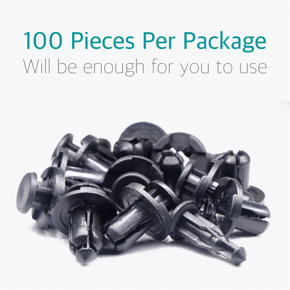 100 Pcs Bumper Engine Cover Fender Grille Clips for Subaru 90914-0007 - Lantee Online Store
