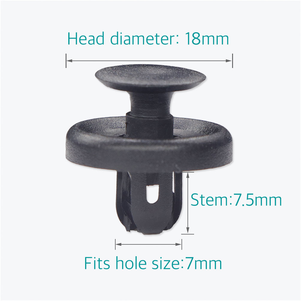 100 Front Fender Liner Retainer for Toyota 9046710183 & GM 88970767 - Lantee Online Store