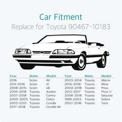 100 Front Fender Liner Retainer for Toyota 9046710183 & GM 88970767 - Lantee Online Store