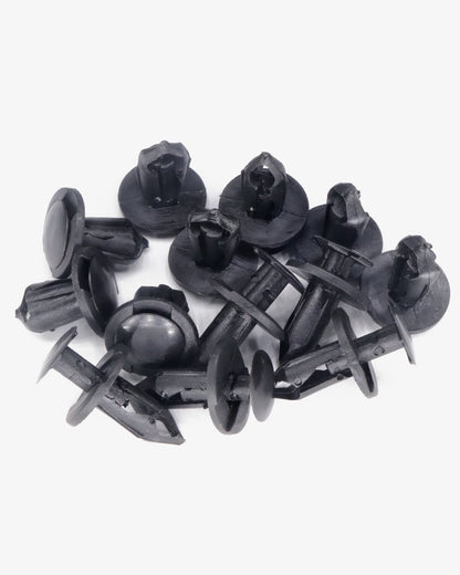 10 Pcs 8mm Universal Nylon Bumper Fastener Rivet Retainer Clips - Lantee