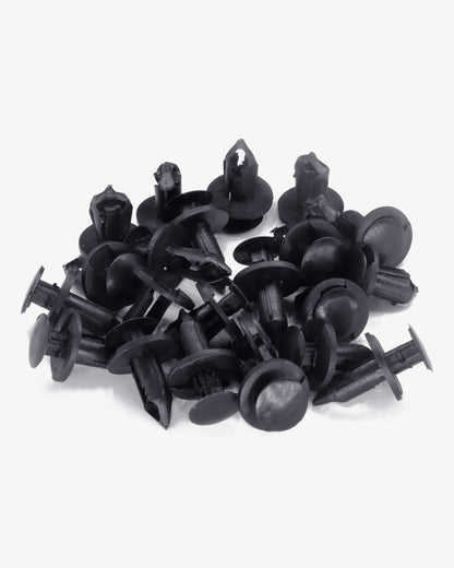 10 Pcs 8mm Universal Nylon Bumper Fastener Rivet Retainer Clips - Lantee