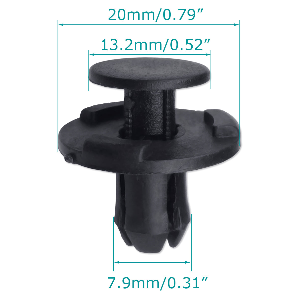 50 Pcs Cowl Bumper & Fender Liner Push-Type Clips for Nissan Infiniti - Lantee Online Store