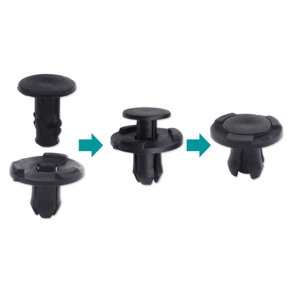 50 Pcs Cowl Bumper & Fender Liner Push-Type Clips for Nissan Infiniti - Lantee Online Store