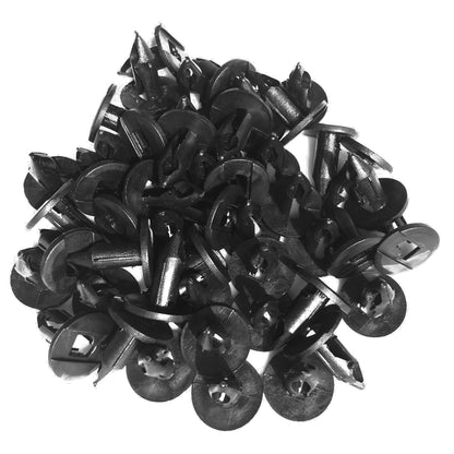 50 Pcs Universal Nylon Plastic Fastener Rivet Car Clips, 8mm - Lantee Online Store