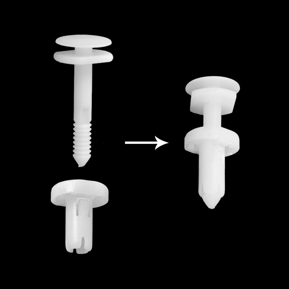 100 Pcs Car Door Panel Retainer Clips for GM and Chevrolet 15960325 - Lantee Online Store