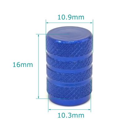20 Pcs Blue Aluminium Tire Valve Stem Caps - Lantee Online Store