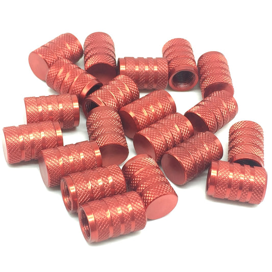 20 Pcs Red Aluminium Tire Valve Stem Caps - Lantee Online Store