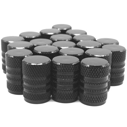20 Pcs Black Aluminium Tire Valve Stem Caps - Lantee Online Store