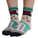 3D Cartoon Snowman Socks Women Cotton Socks Floor - Lantee Online Store
